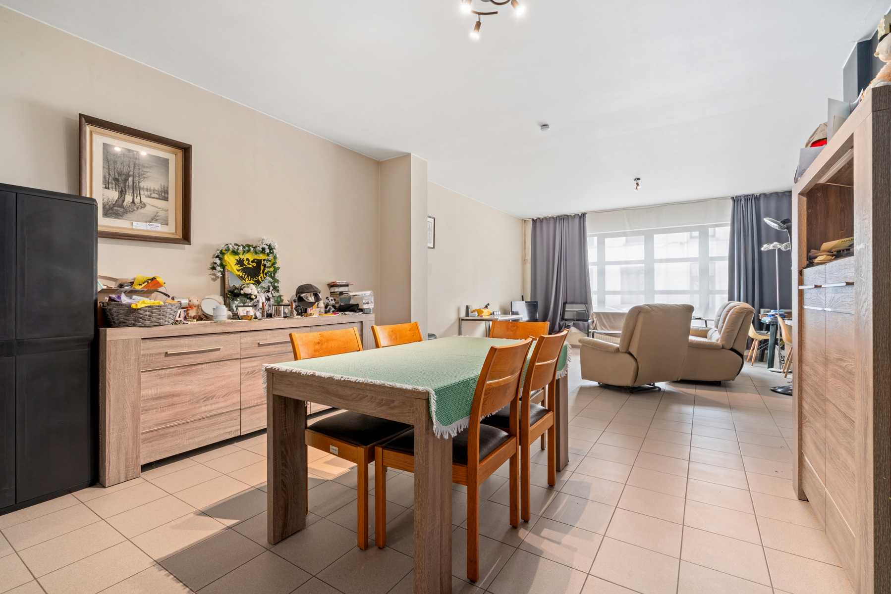 Gelijkvloers appartement met terras in Denderhoutem