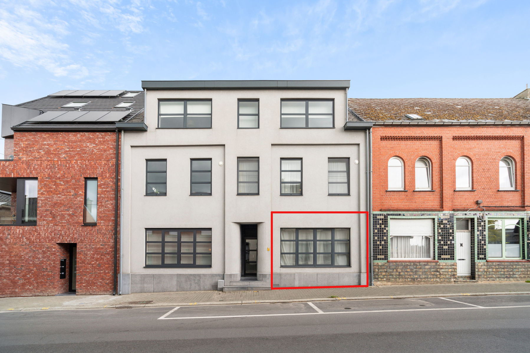 Gelijkvloers appartement met terras in Denderhoutem