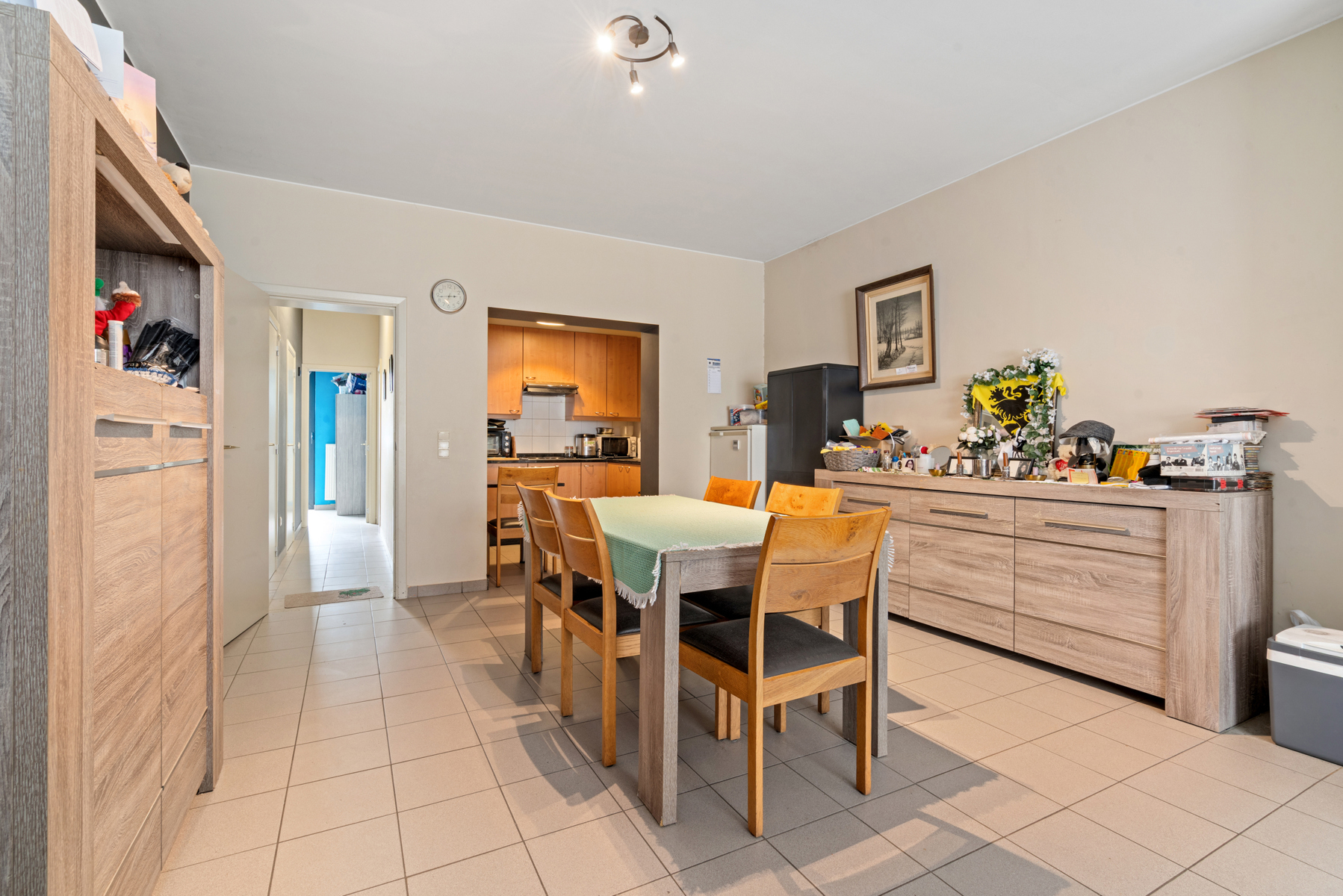 Gelijkvloers appartement met terras in Denderhoutem