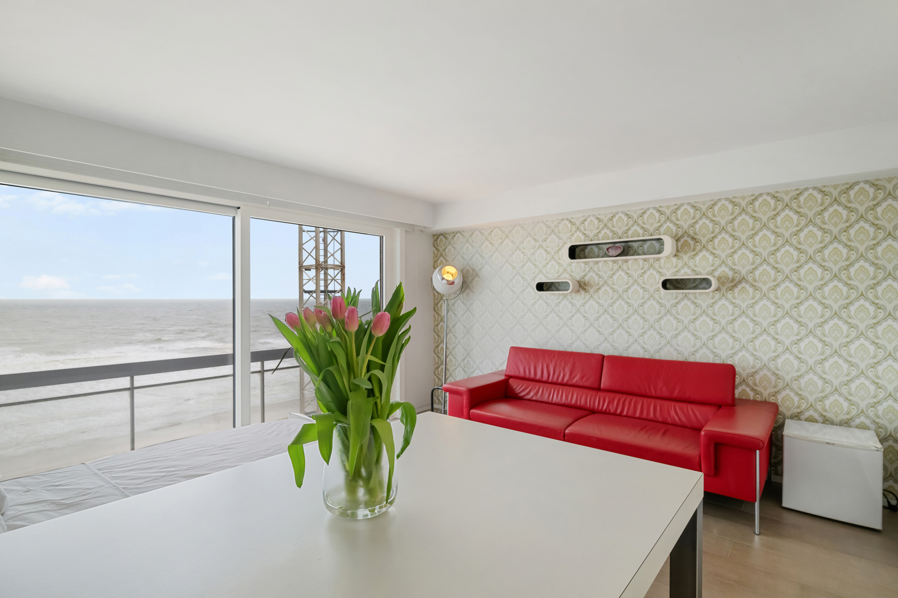 Studio met frontaal zeezicht in Middelkerke