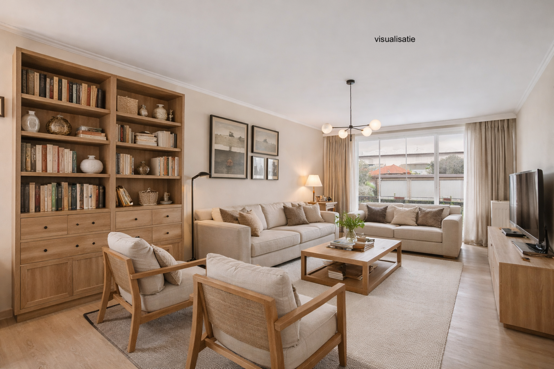 Lichtrijk 3-slaapkamerappartement met garage en berging