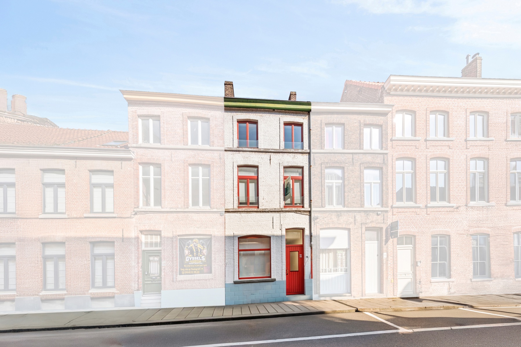 Centrum Brugge: opbrengsteigendom met 2 app. incl stadstuin.